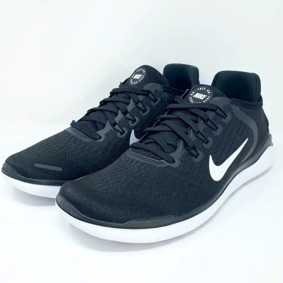 Nike Free RN 2018 'Black White' Men's Running Shoe - Picture 3 of 10